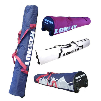 LOKKER Wheelie Double Ski Bag 190cm