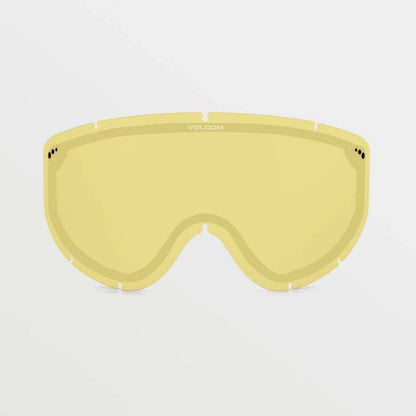 Volcom FOOTPRINTS WHITE RERUN/SILVER CHROME snowboard goggles silver mirrors (VG0622316)